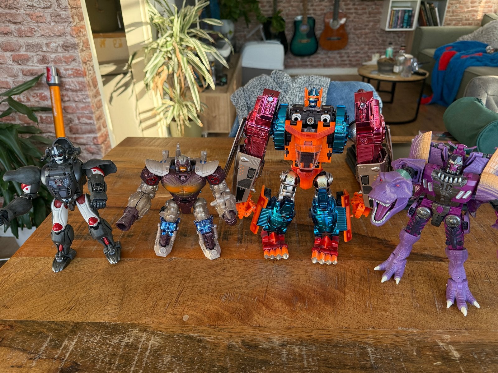 Transformers Beast Wars figuren (Optimus Primal, Megatron), Ophalen, Gebruikt