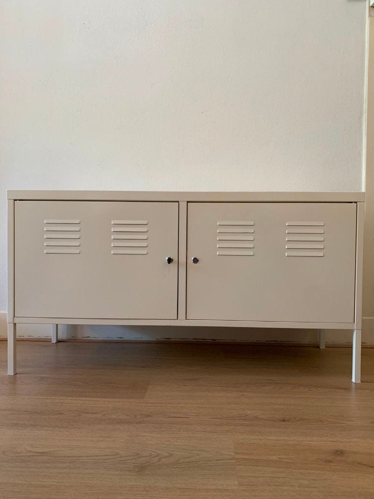 Witte Lockerkast Ikea PS [118x40x62], Ophalen, 100 tot 150 cm, Metaal, 25 tot 50 cm