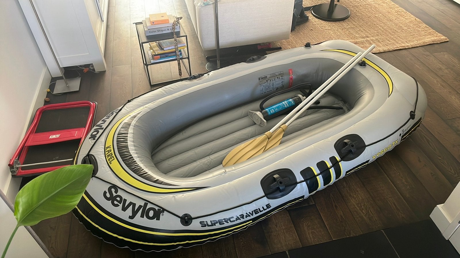 Opblaas rubberboot Sevylor Supercaravelle, Ophalen, Gebruikt, Twee personen, Overige typen