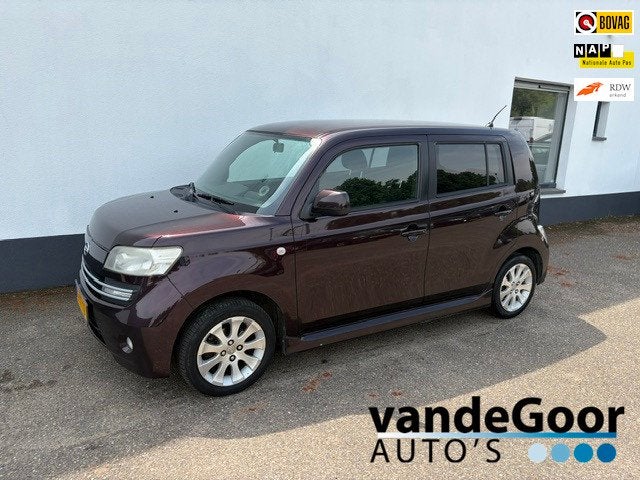 Daihatsu Materia 1.5 Soul, '07, 5-drs nette staat, apk 07-'2, Auto's, Daihatsu, Voorwielaandrijving, Stof, Zwart, Handgeschakeld