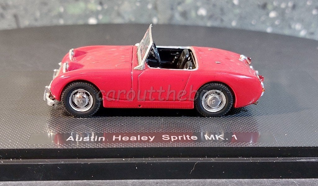 Austin Healey Sprite MK1 rood 1:43 Ebbro 025, Hobby en Vrije tijd, Verzenden, Nieuw, Auto, Overige merken