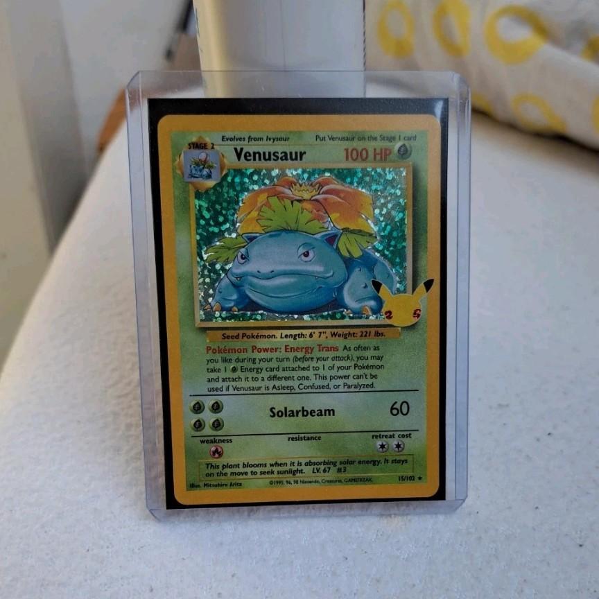 venusaur 1995 25th year edition psa 1, Ophalen of Verzenden, Nieuw