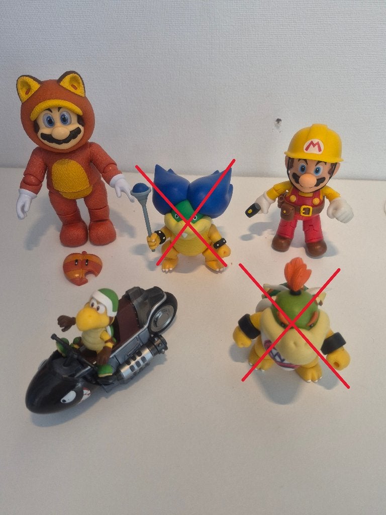 Originele Super Mario figuren - losse verkoop of in 1 koop, Ophalen of Verzenden, Zo goed als nieuw