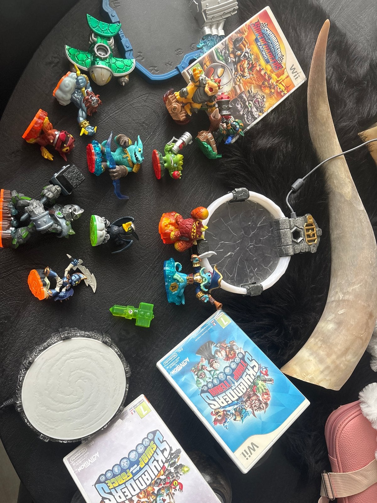 Skylanders wii: Trap Team, Swap Force, Superchargers, Avontuur en Actie, Gebruikt, 2 spelers, Eén computer
