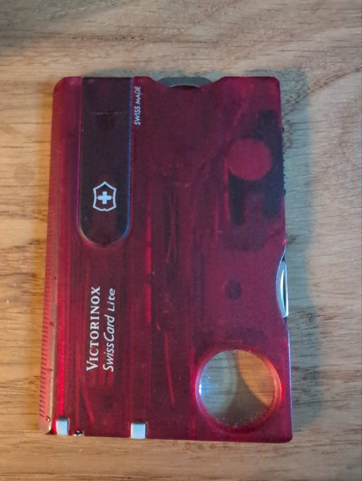 Victorinox SwissCard Lite - Compacte Multitool, Ophalen of Verzenden, Gebruikt