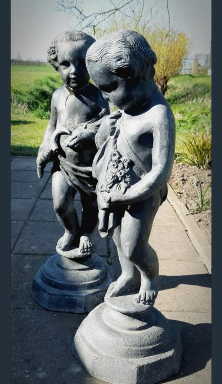 Loden beelden antiek, Ophalen of Verzenden, Nieuw, Metaal