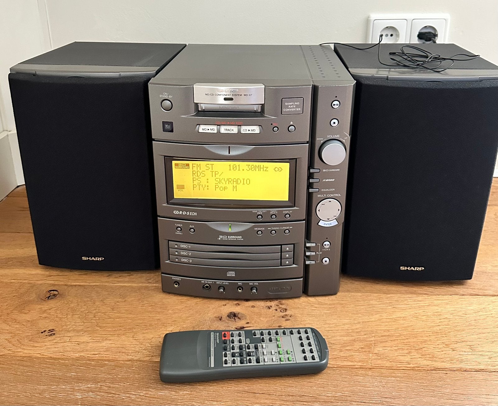 Sharp MD-X7H set, Audio, Tv en Foto, Stereo-sets, Ophalen, Zo goed als nieuw, Sharp