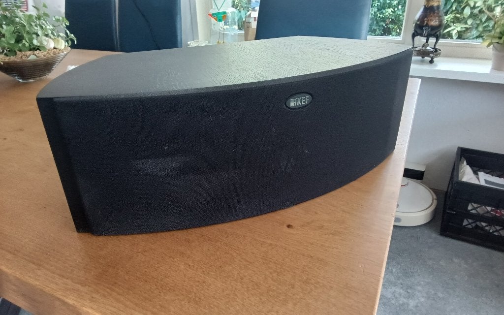 KEF IQ60C centerspeaker te koop, Gebruikt, 60 tot 120 watt, Geschikt voor surround/home cinema, Center speaker