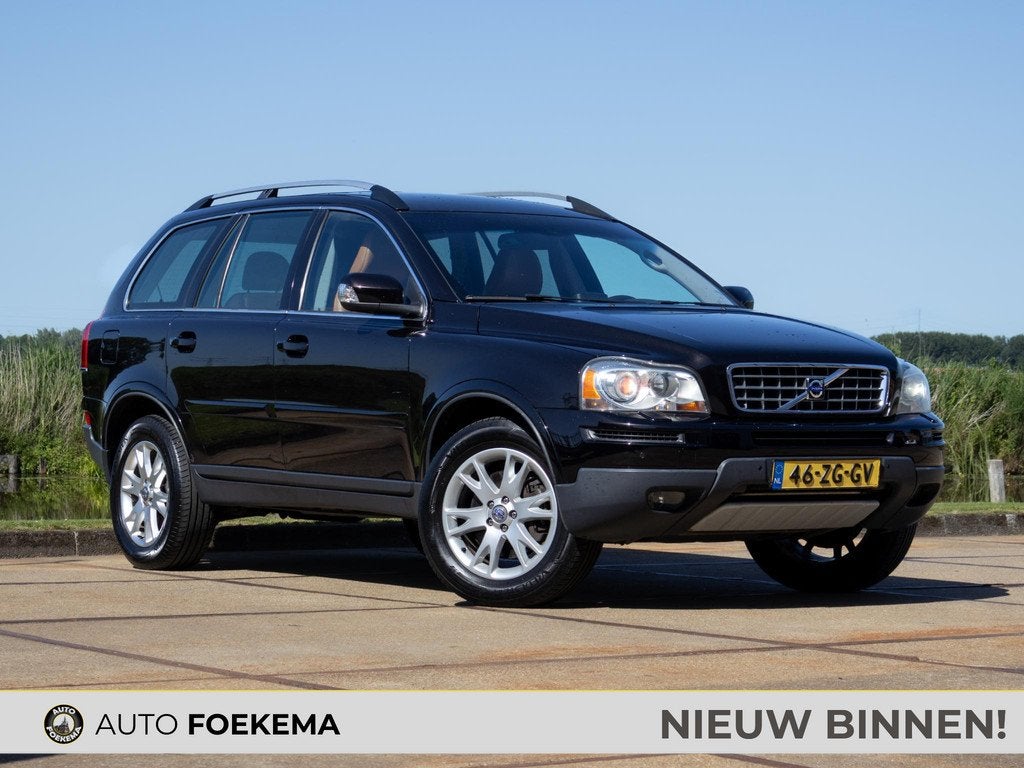 Volvo XC90 3.2 Summum Trekhaak Bi-xenon Leder, 238 pk, Gebruikt, Zwart, 7 stoelen