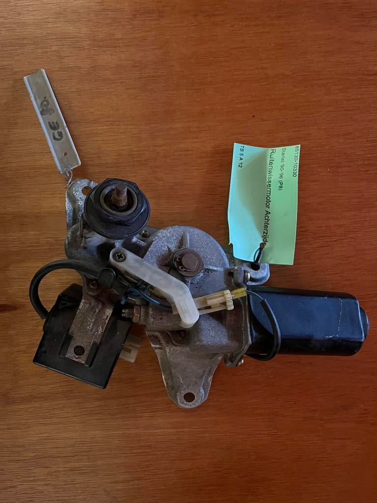 Toyota Starlet P8 (90-96) ruitenwissermotor achterzijde, Auto-onderdelen, Ophalen of Verzenden, Nieuw, Toyota
