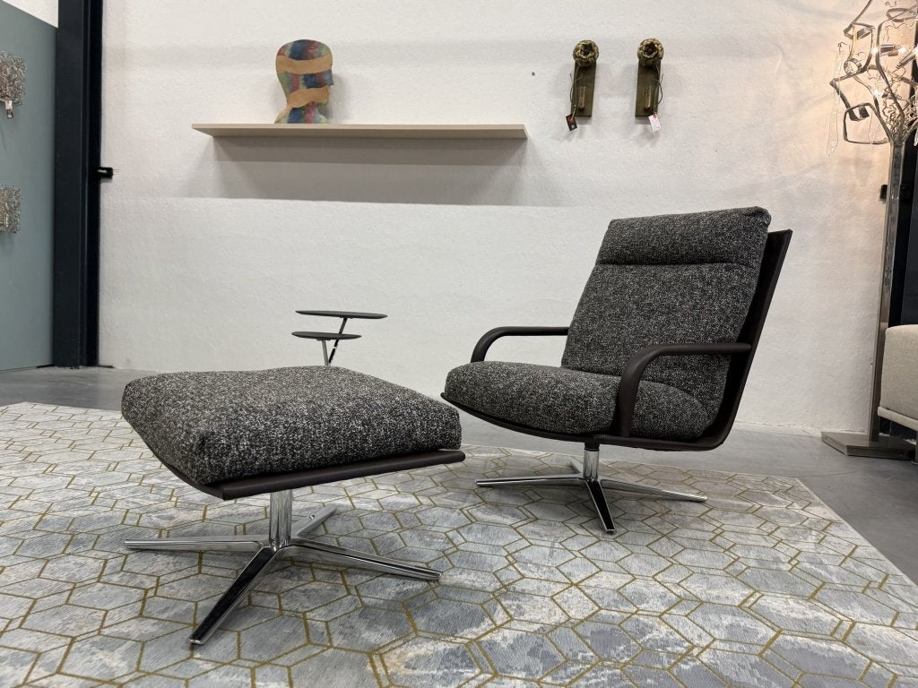 Showmodel Leolux Kudo Two Draai Fauteuil Design Stoel