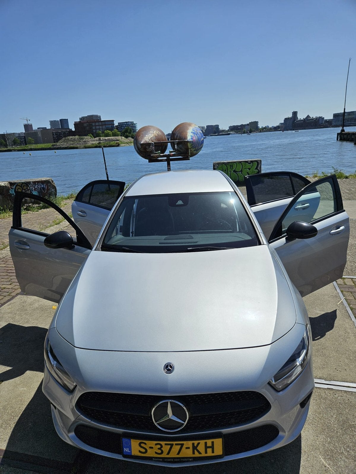 Mercedes-Benz A-Klasse A 220 190pk 7G-DCT 2019 Grijs, Auto's, Mercedes-Benz, 15 km/l, Particulier, 1600 kg, 725 kg