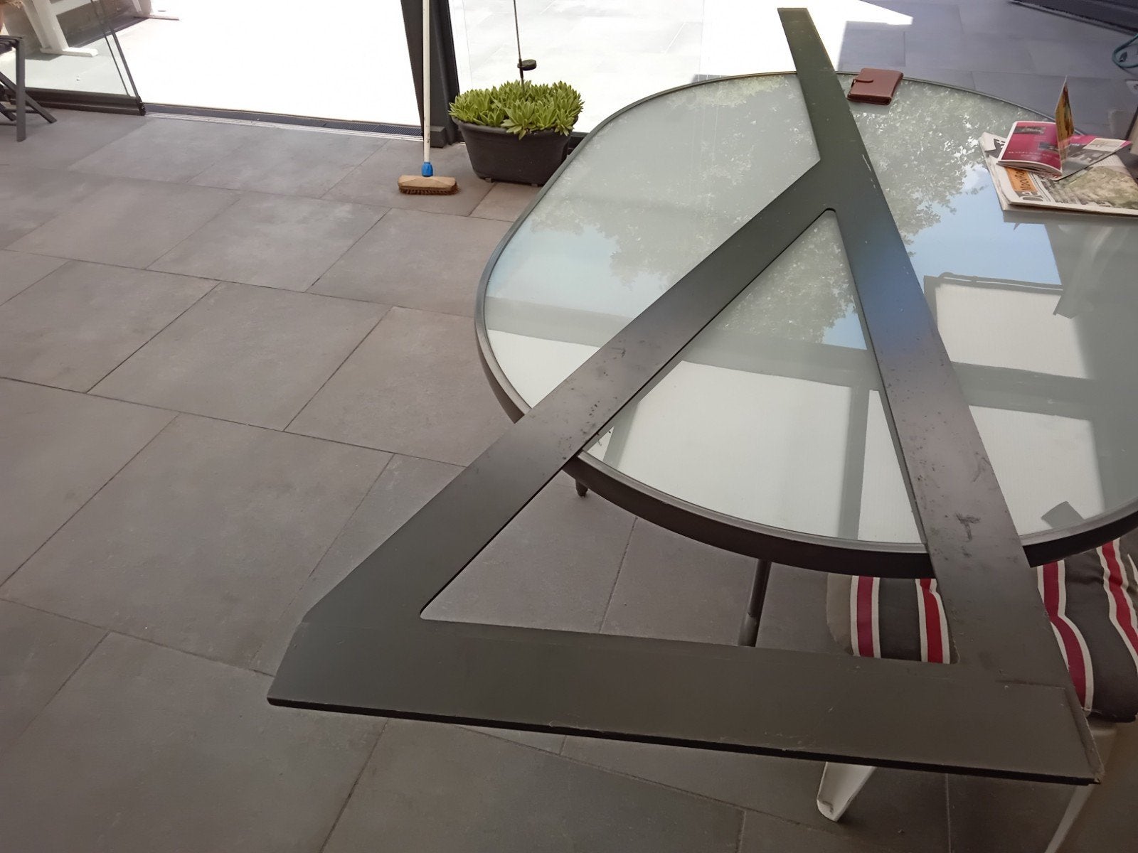 Grote Winkelhaak 210x60cm - Ideaal voor Bouw en Constructie, Doe-het-zelf en Verbouw, Gereedschap | Handgereedschap, Ophalen, Zo goed als nieuw