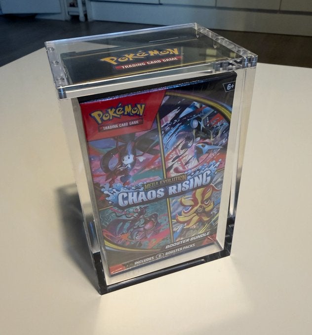 Acrylic Booster Bundle Case NEW Size Strong Magnet UV Resist, Hobby en Vrije tijd, Ophalen of Verzenden, Nieuw, Booster
