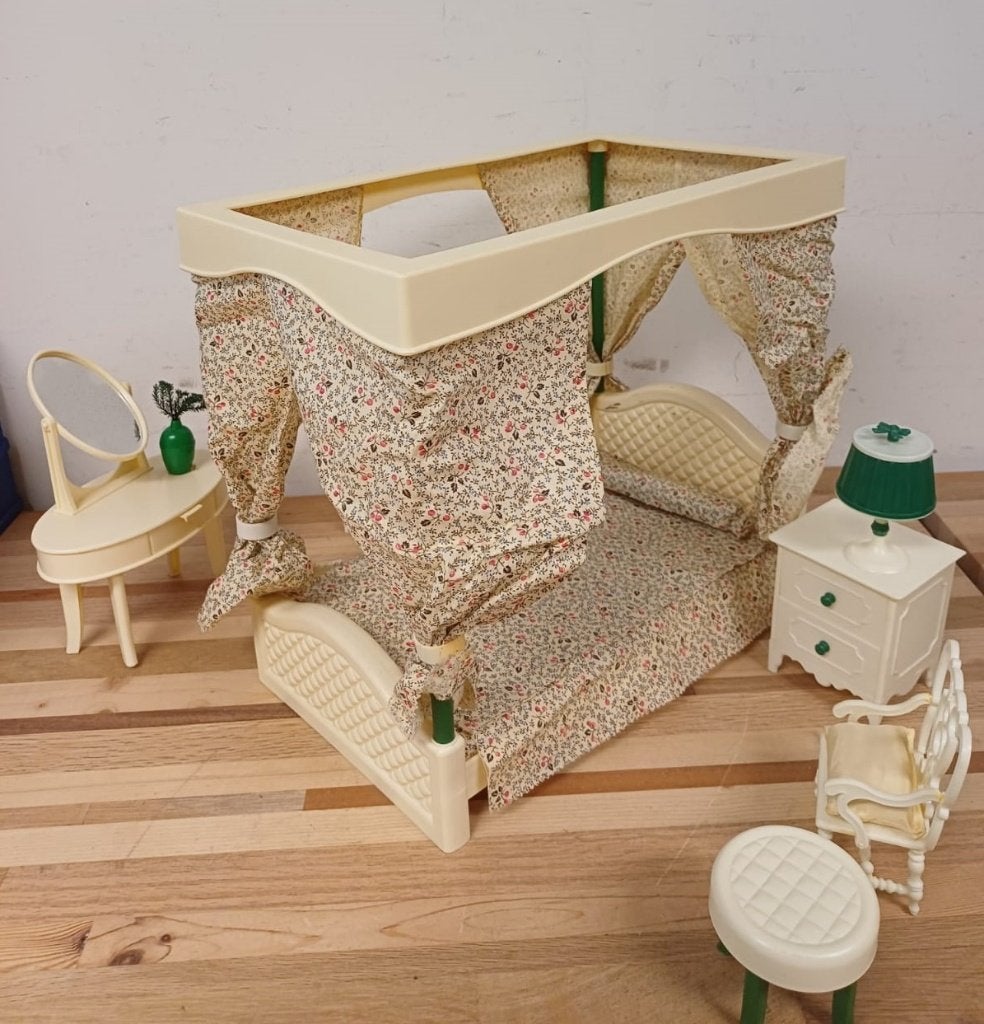 Vintage Fleur slaapkamer / hemelbed en accessoires, Ophalen of Verzenden, Gebruikt, Overige typen