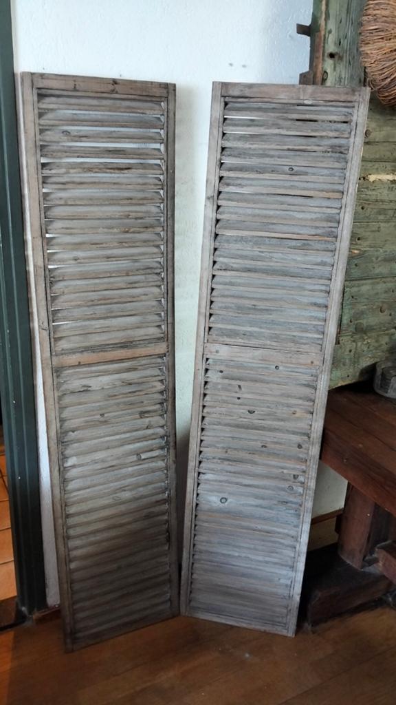 2 Brocante Louvre deuren deur kamerscherm kamerschermen, Ophalen, Gebruikt, ., .