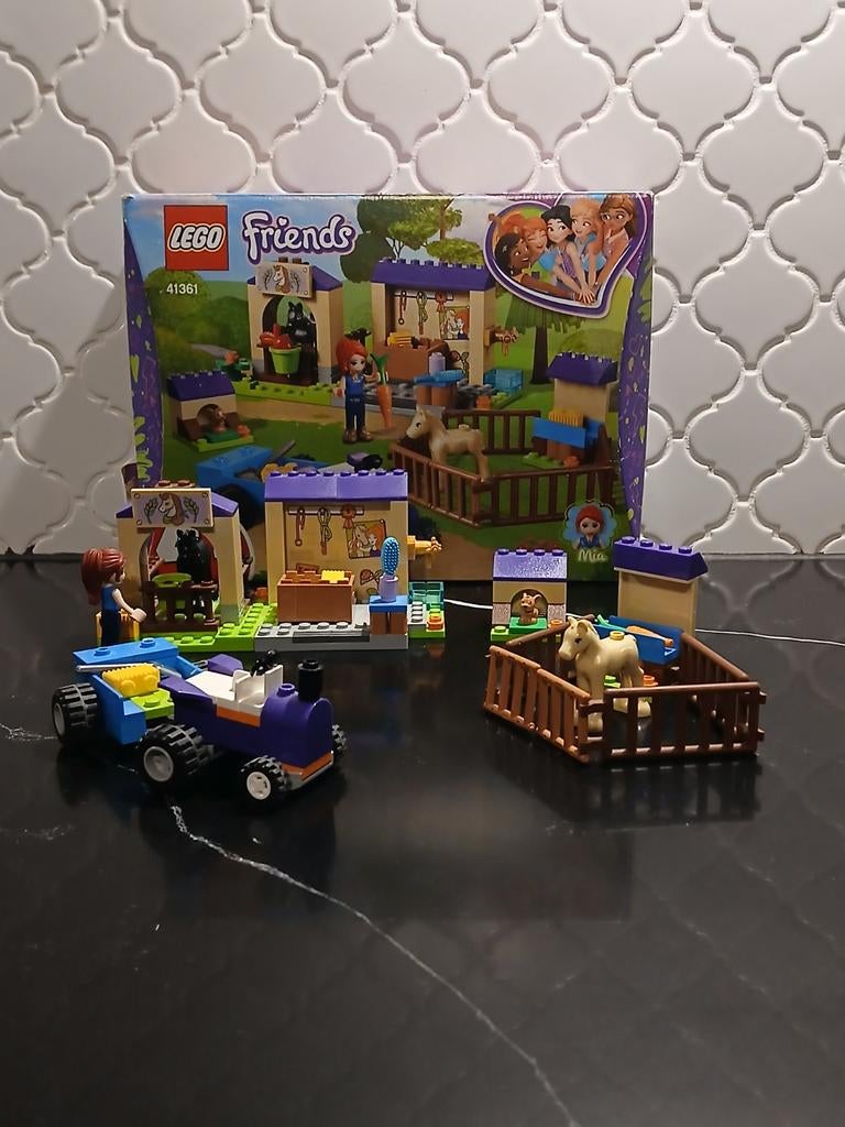 Mia paardenstal lego friends 41361, Ophalen of Verzenden, Zo goed als nieuw