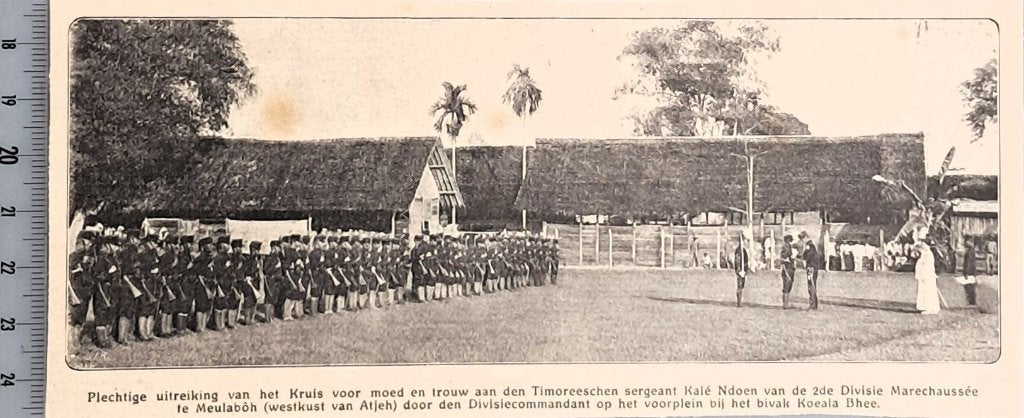 Leger Indië 1919;uitreiking kruis in bivak Koeala Bhee te Ma, Verzenden, Voor 1940, Gebruikt, Overige onderwerpen