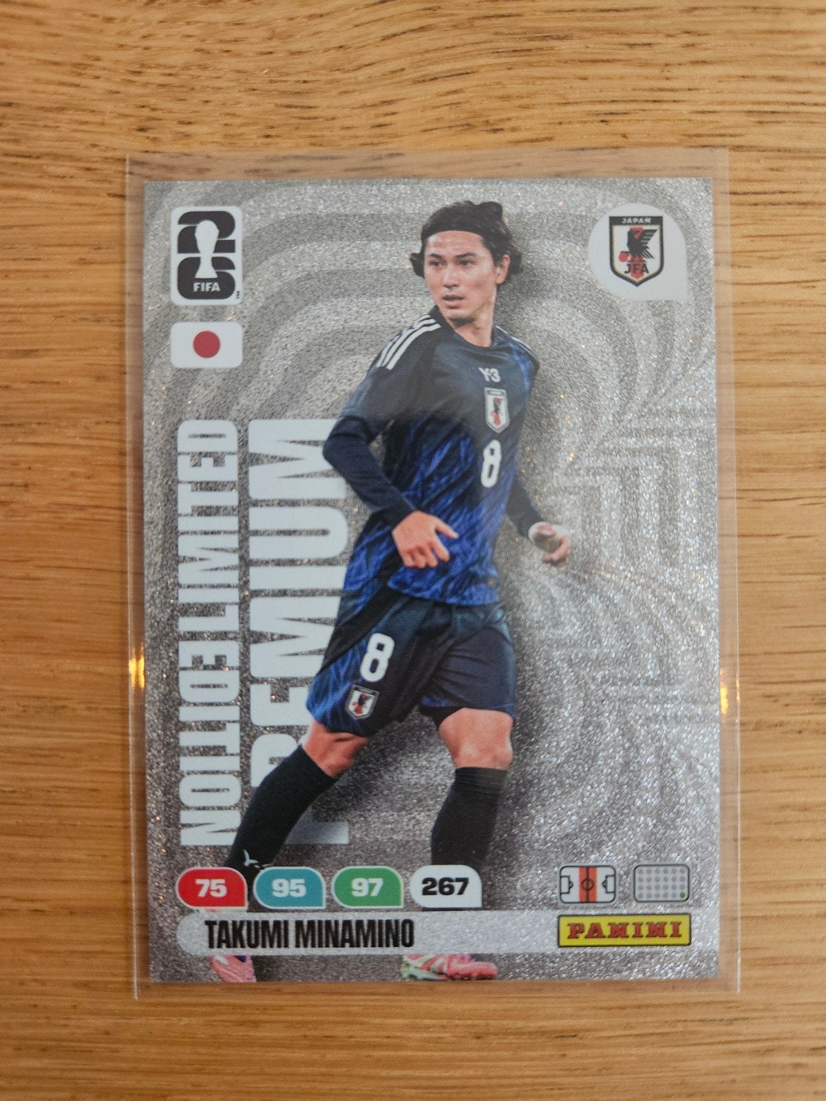 Panini Adrenalyn XL WC2026 Takumi Minamino LE Premium Silver, Ophalen of Verzenden