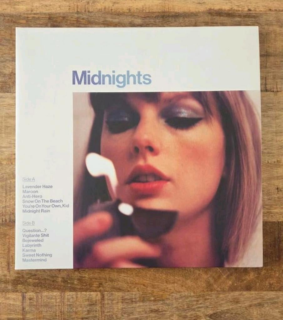 Lp Taylor Swift midnights, Ophalen of Verzenden, Zo goed als nieuw, 12 inch