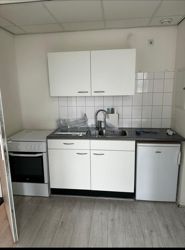 Elektrisch fornuis met oven+koelkast met vriesvak, Ophalen