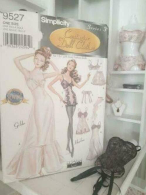 Couture patronen voor Tonner, Fashion Royalty 16 Inch, Verzamelen, Poppen, Ophalen of Verzenden, Zo goed als nieuw, Fashion Doll