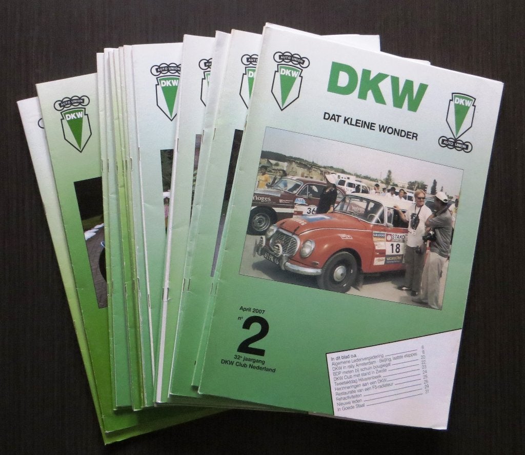 DKW Dat Kleine Wonder (nr. 2 - 2007 tm nr. 2 - 2010) - 16 ex, Verzenden, Gelezen, Overige merken