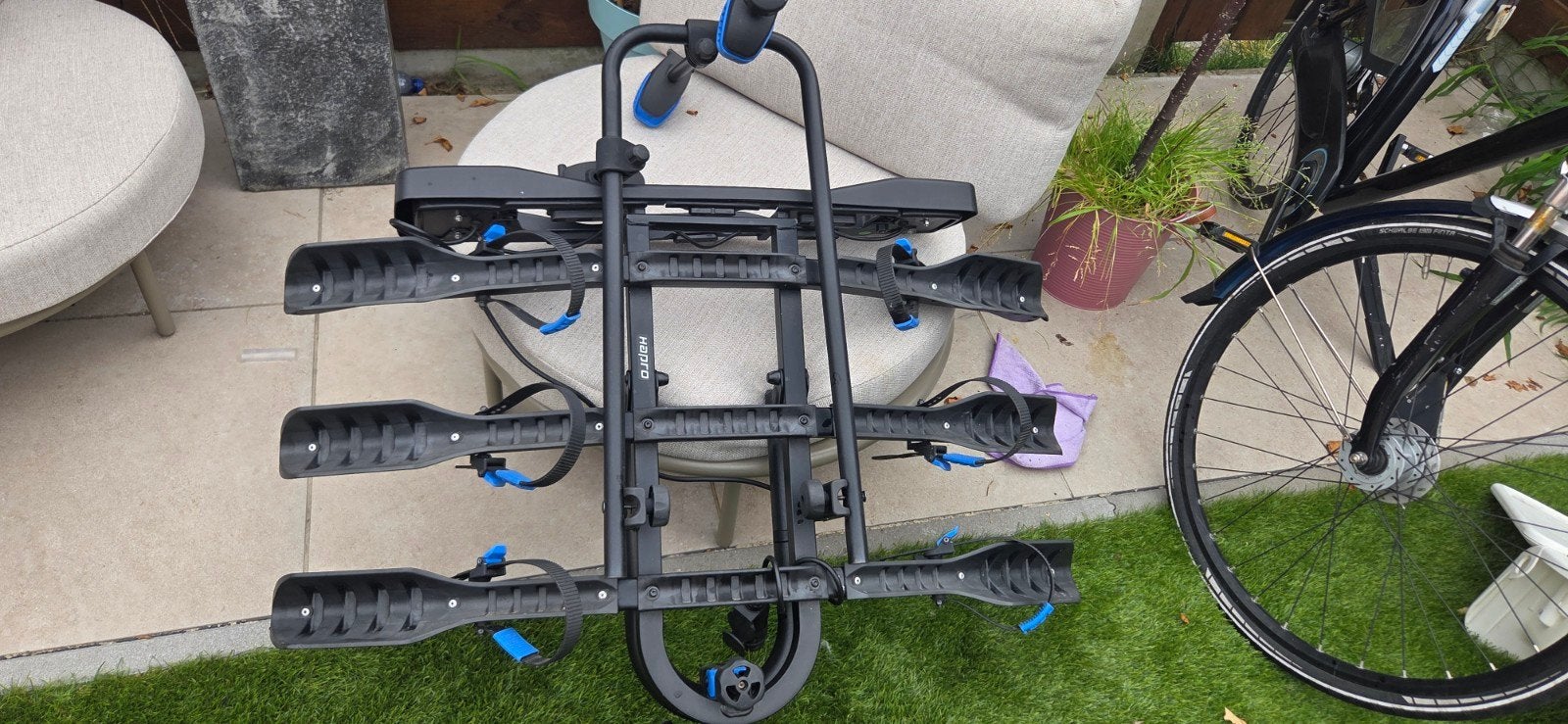 Hapro Atlas Premium III Fietsendrager, Ophalen, 3 fietsen of meer, Elektrische fiets, Zo goed als nieuw