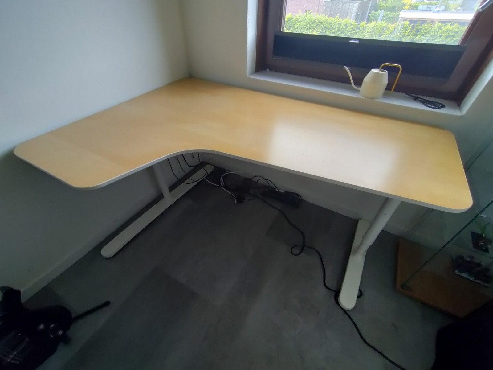 IKEA Bekant hoekbureau 160x110cm, Ophalen, 160 cm, Gebruikt, Hoekbureau