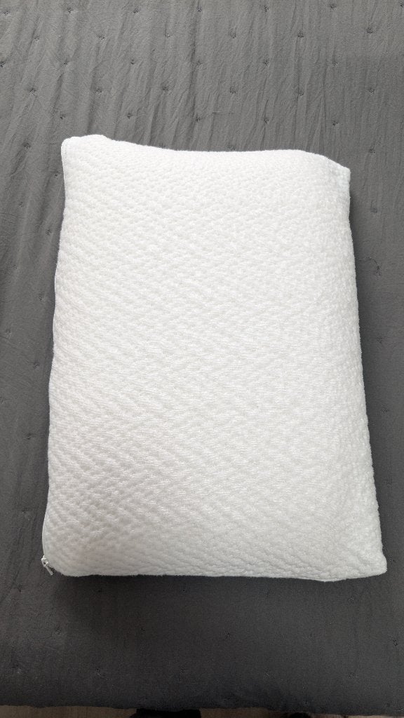 2x Latex hoofdkussen 60x40x12 cm (Sopraan) zo goed als nieuw, Ophalen, Eenpersoons, Wit, Zo goed als nieuw