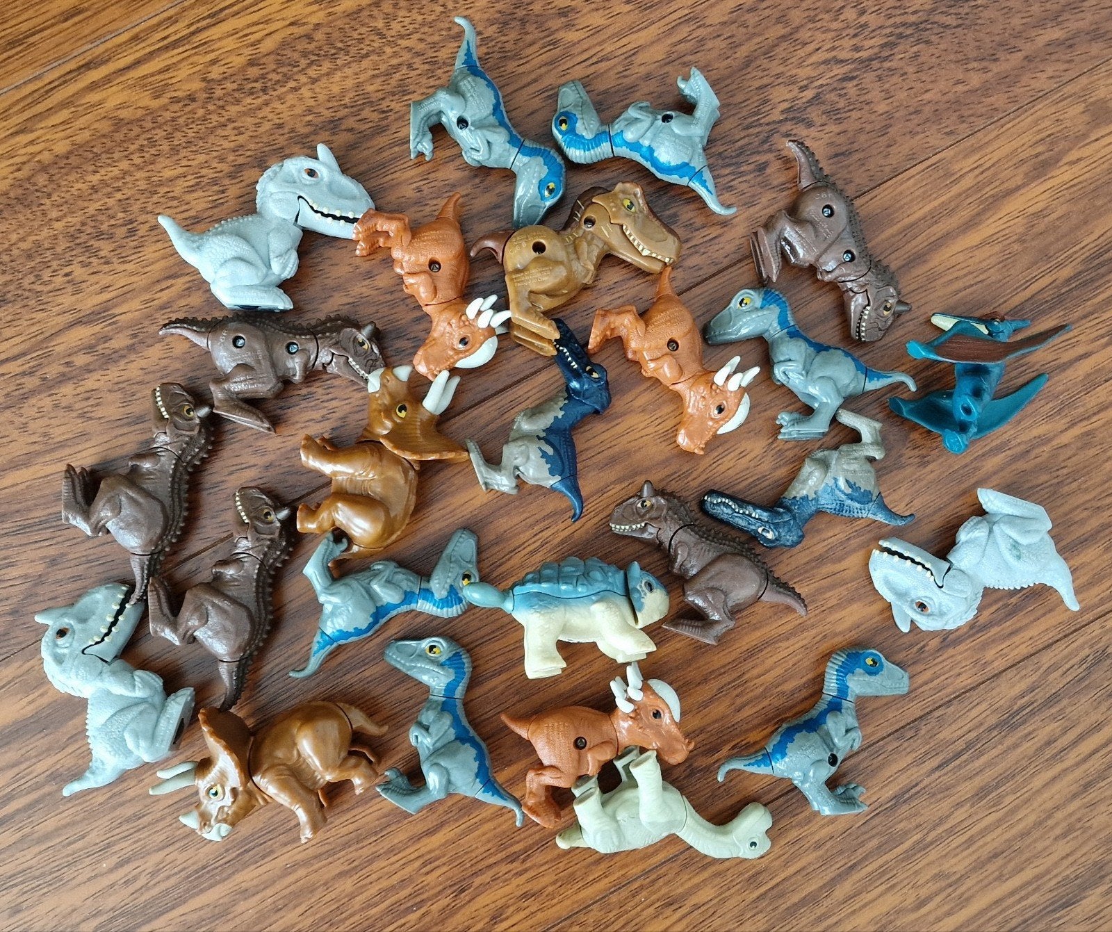 25x Jurassic world McDonald's dinosaurussen, Ophalen of Verzenden, Gebruikt, Jongen of Meisje