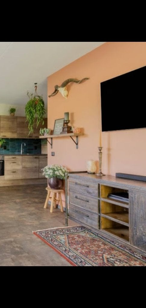 houten dressoir, Ophalen, Gebruikt, Met deur(en), 150 tot 200 cm