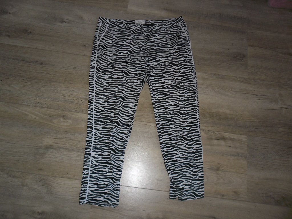 AAIKO Zwart/Witte Driekwart Met Zebra Print Maat M, Kleding | Dames, Maat 38/40 (M), Aaiko, Zwart, Ophalen of Verzenden