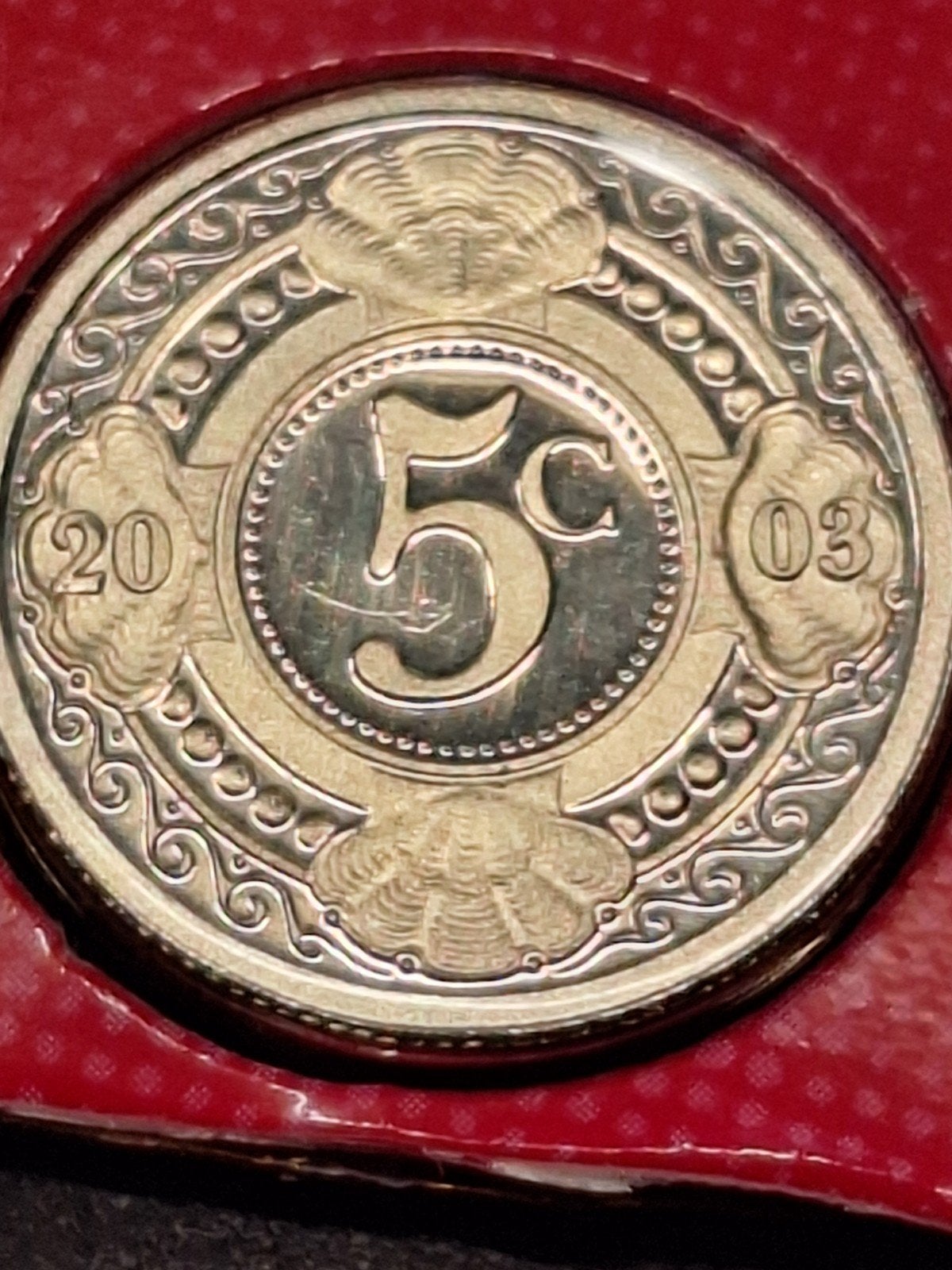 Nederlandse Antillen 5 cent 2003, Postzegels en Munten, Munten | Nederland, Ophalen of Verzenden, Koningin Beatrix