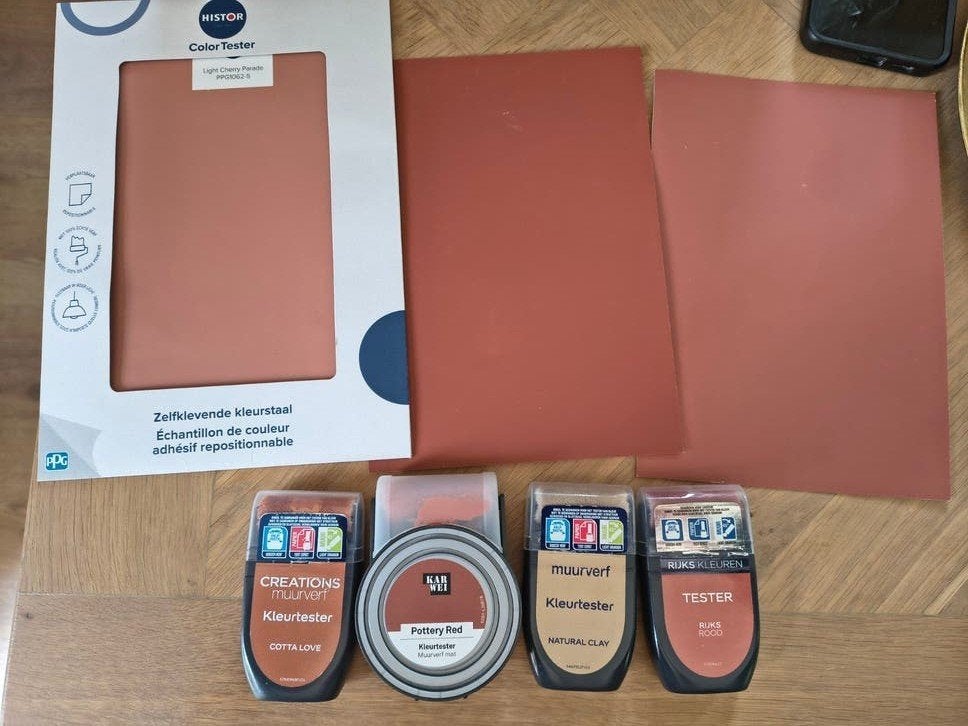 karwei kleur tester, Ophalen, Gebruikt