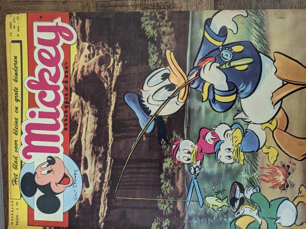 Mickey Mouse stripbladen ingebonden 1957 en 1958, Ophalen of Verzenden