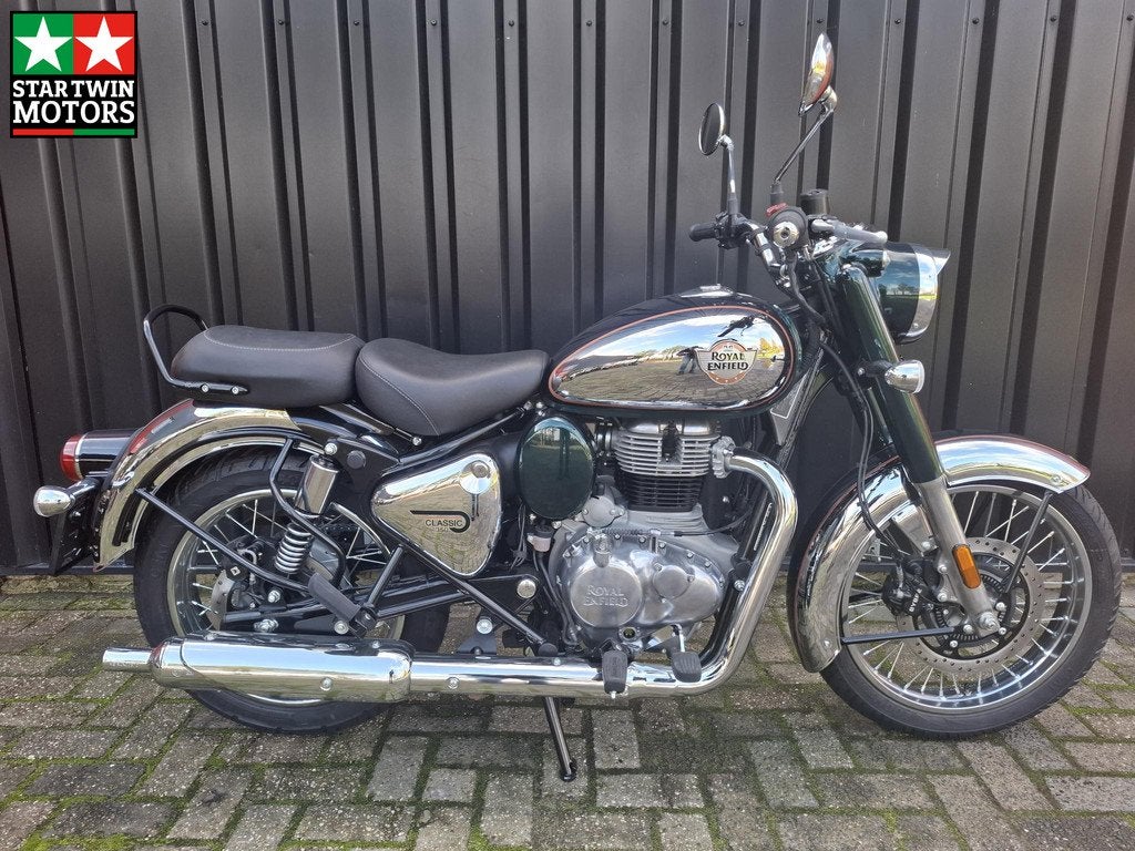 Royal Enfield Classic 350 Chrome, Motoren, Motoren | Royal Enfield, Bedrijf, Toermotor, Info@motomondo.com, Lorentzlaan 14
3401 MX  IJsselstein, NL