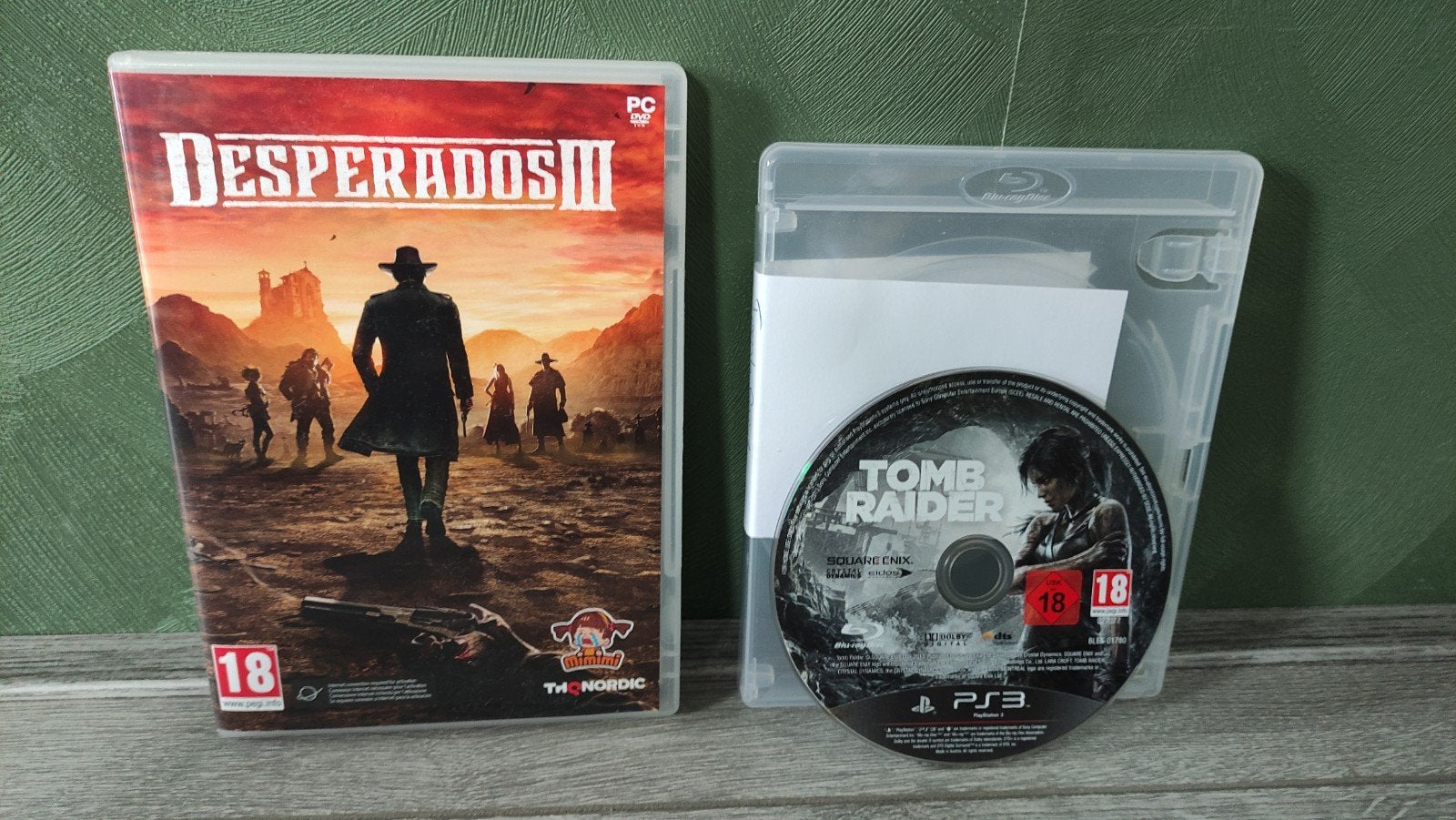 Tomb Raider ps3 en gratis desperados 3 pc game, Ophalen of Verzenden, Zo goed als nieuw