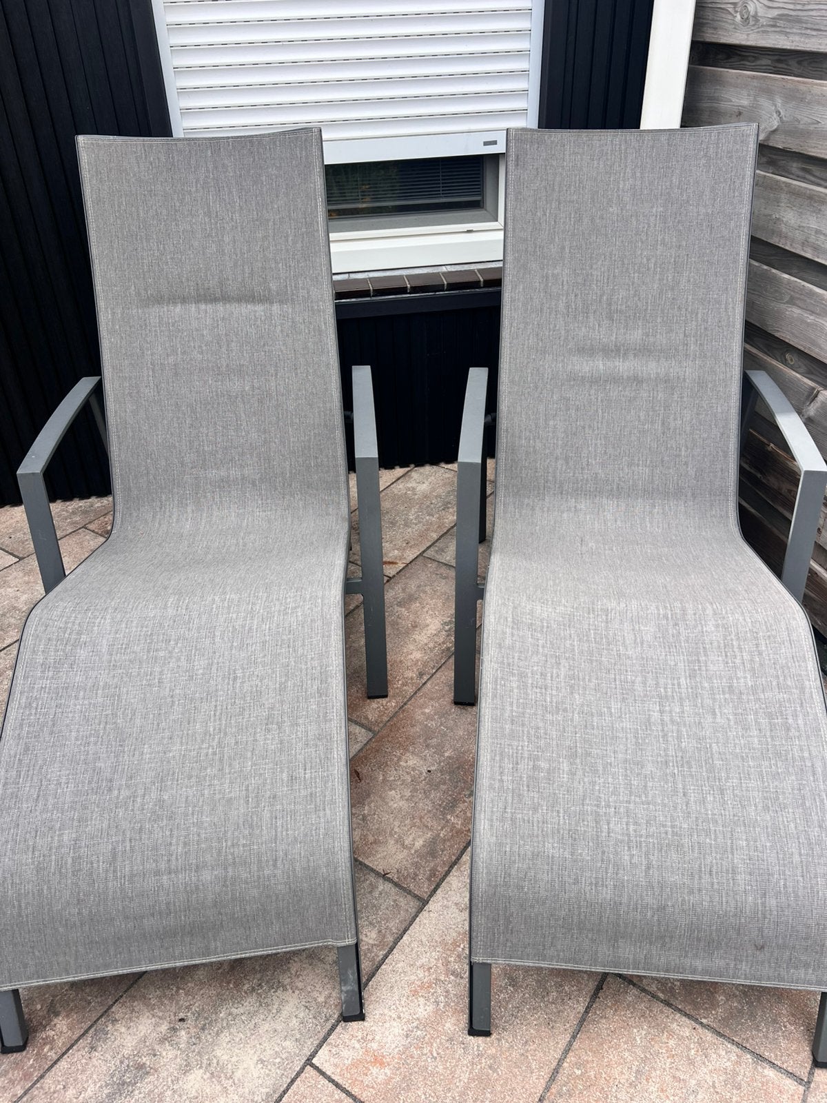 Lounge /Ligstoelen, Ophalen, Zo goed als nieuw, Aluminium, Verstelbaar