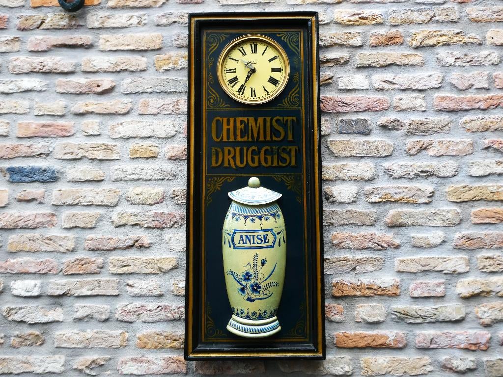 Klok Country Corner Chemist / Druggist Drogist Apotheek, Ophalen of Verzenden