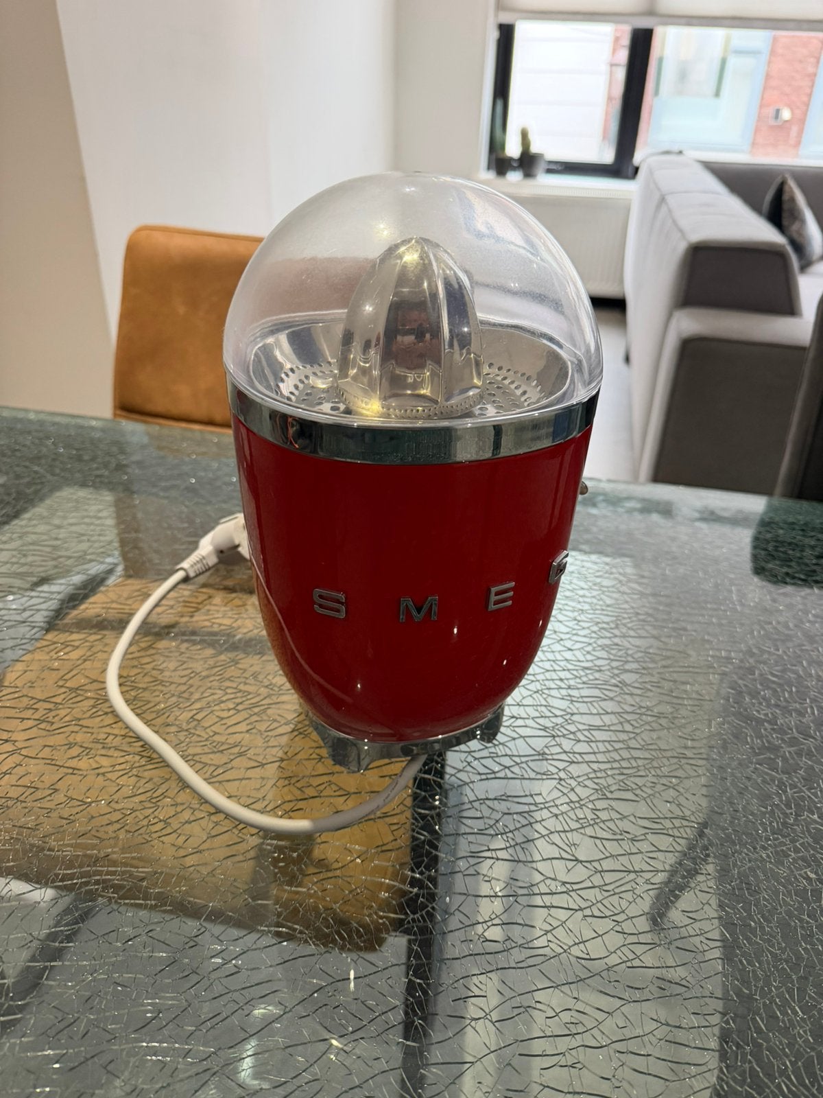 Smeg citruspers, jaren 50 look, Ophalen of Verzenden, Zo goed als nieuw, Citruspers