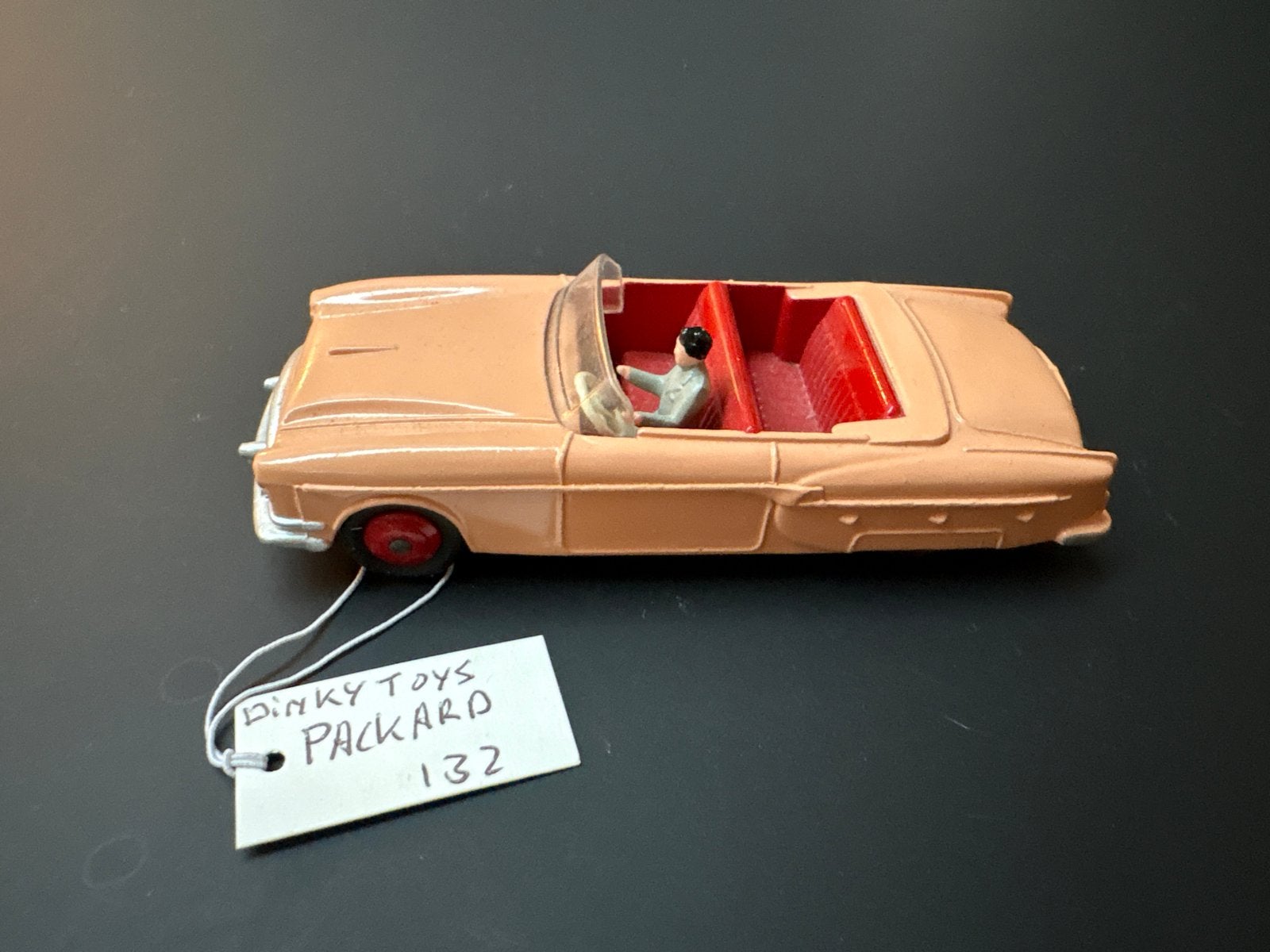 Dinky Toys Packard 132 - Vintage Speelgoedauto, Ophalen of Verzenden, Gebruikt, Auto