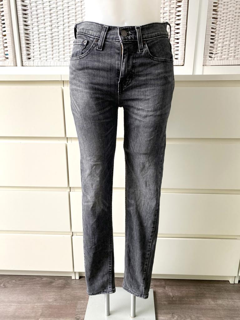 Levi's 519 Hi-Ball Jeans W28 - Zo goed als nieuw, Ophalen of Verzenden, Zo goed als nieuw, Grijs, W28 - W29 (confectie 36)