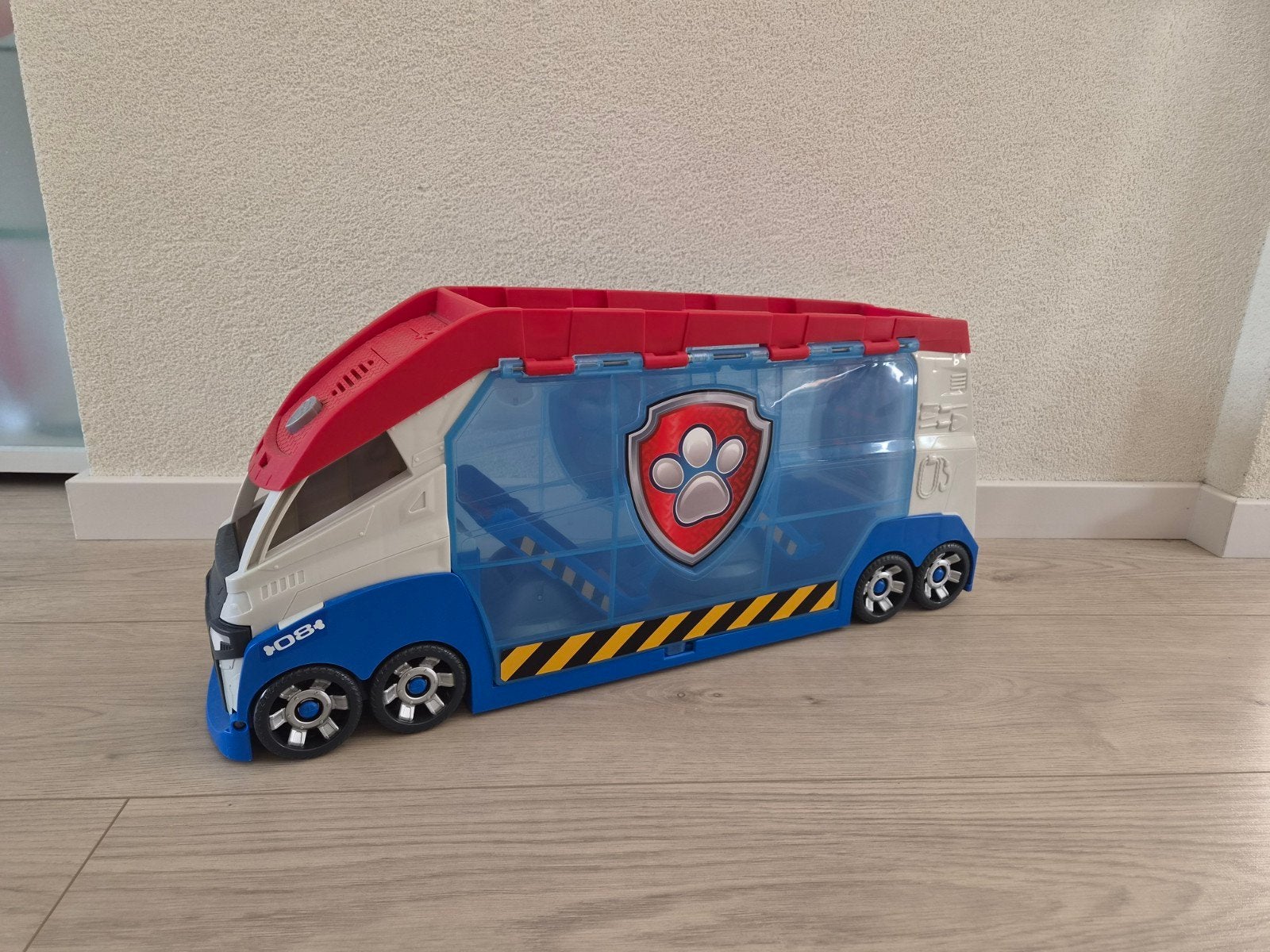 Paw Patrol Launch & Rescue vrachtwagen - NIEUWSTAAT, Ophalen of Verzenden, Zo goed als nieuw