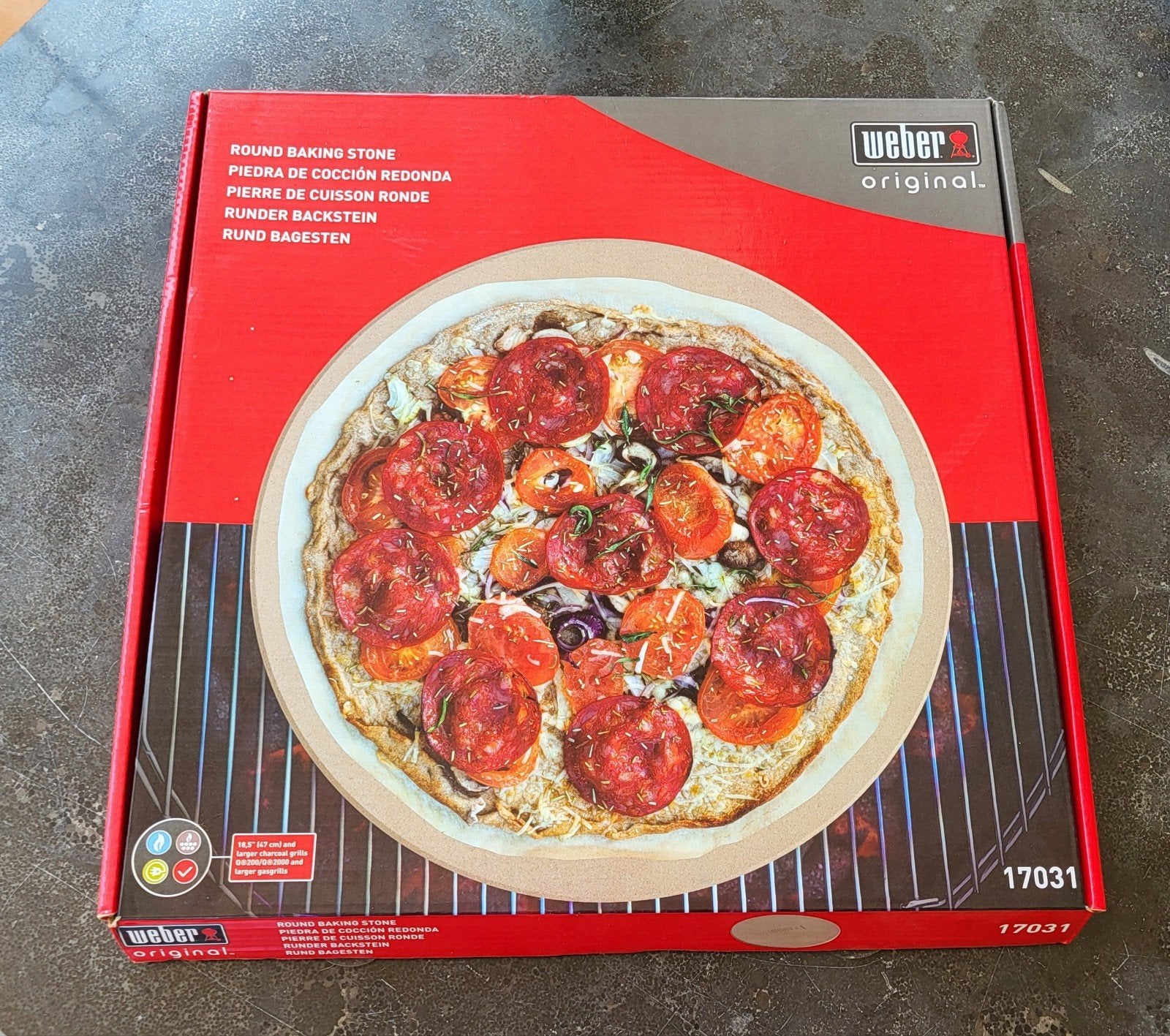 Pizza baksteen weber bbq NIEUW!, Ophalen of Verzenden, Nieuw