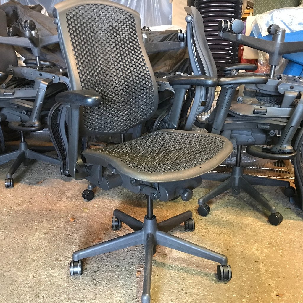 3 Herman Miller Celle stoel bureaustoel Full options, Zwart, Ophalen of Verzenden, Nvt, Nvt