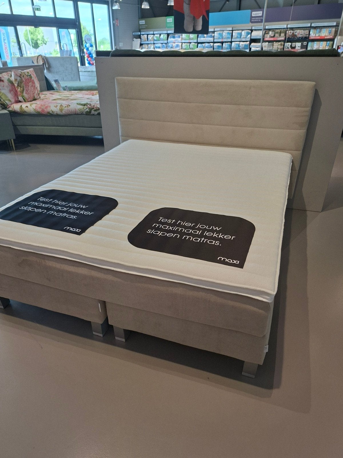 BEDDENREUS MAASTRICHT UITVERKOOP ZIRCON, Ophalen, Beige, Trendy, 200 cm