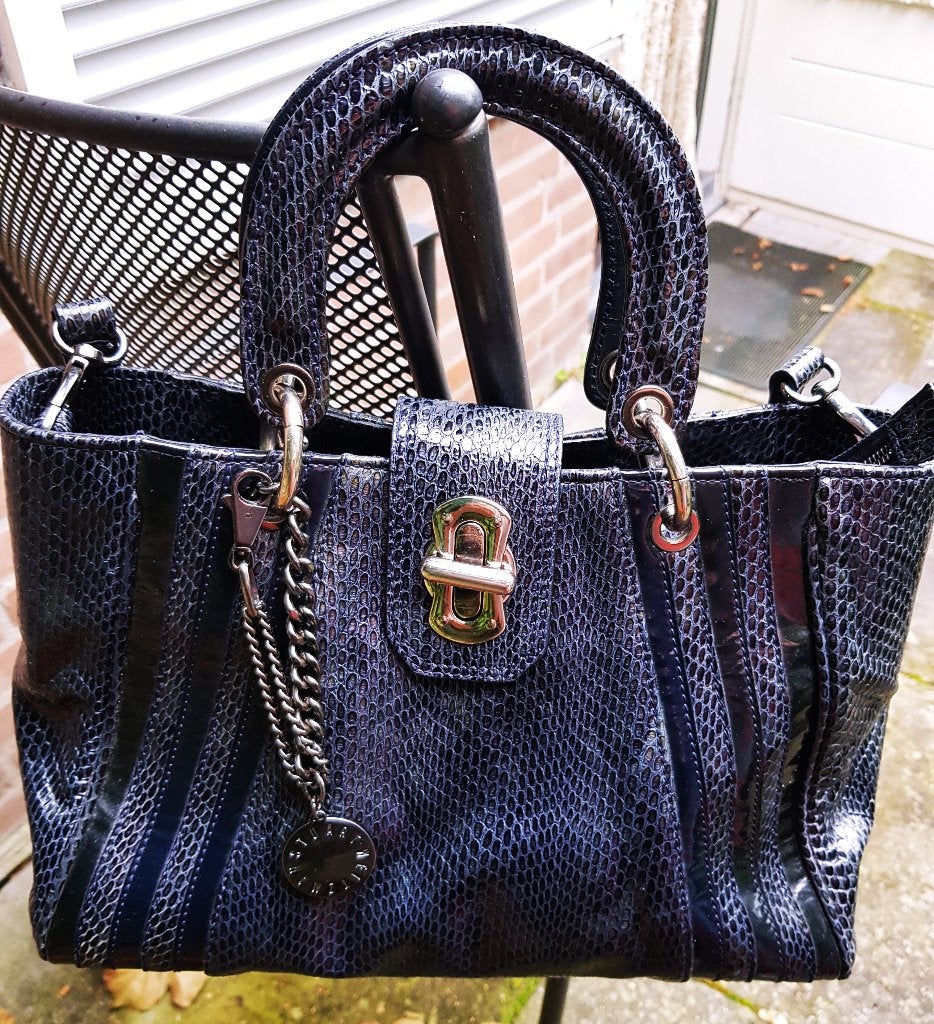 Russell & Bromley Handtas, Ophalen of Verzenden, Gebruikt, Blauw, Handtas