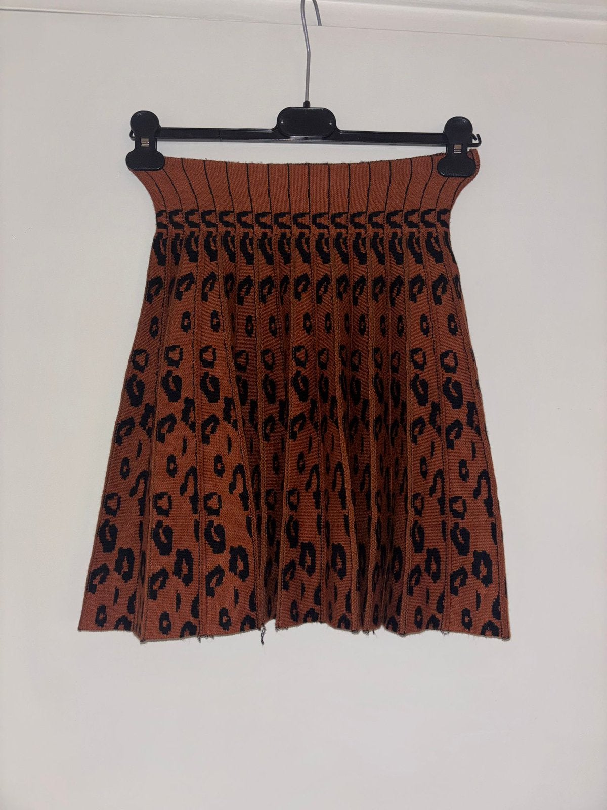 Panter rokje mt S, Kleding | Dames, Rokken, Maat 38/40 (M), Bruin, Ophalen of Verzenden, Zo goed als nieuw