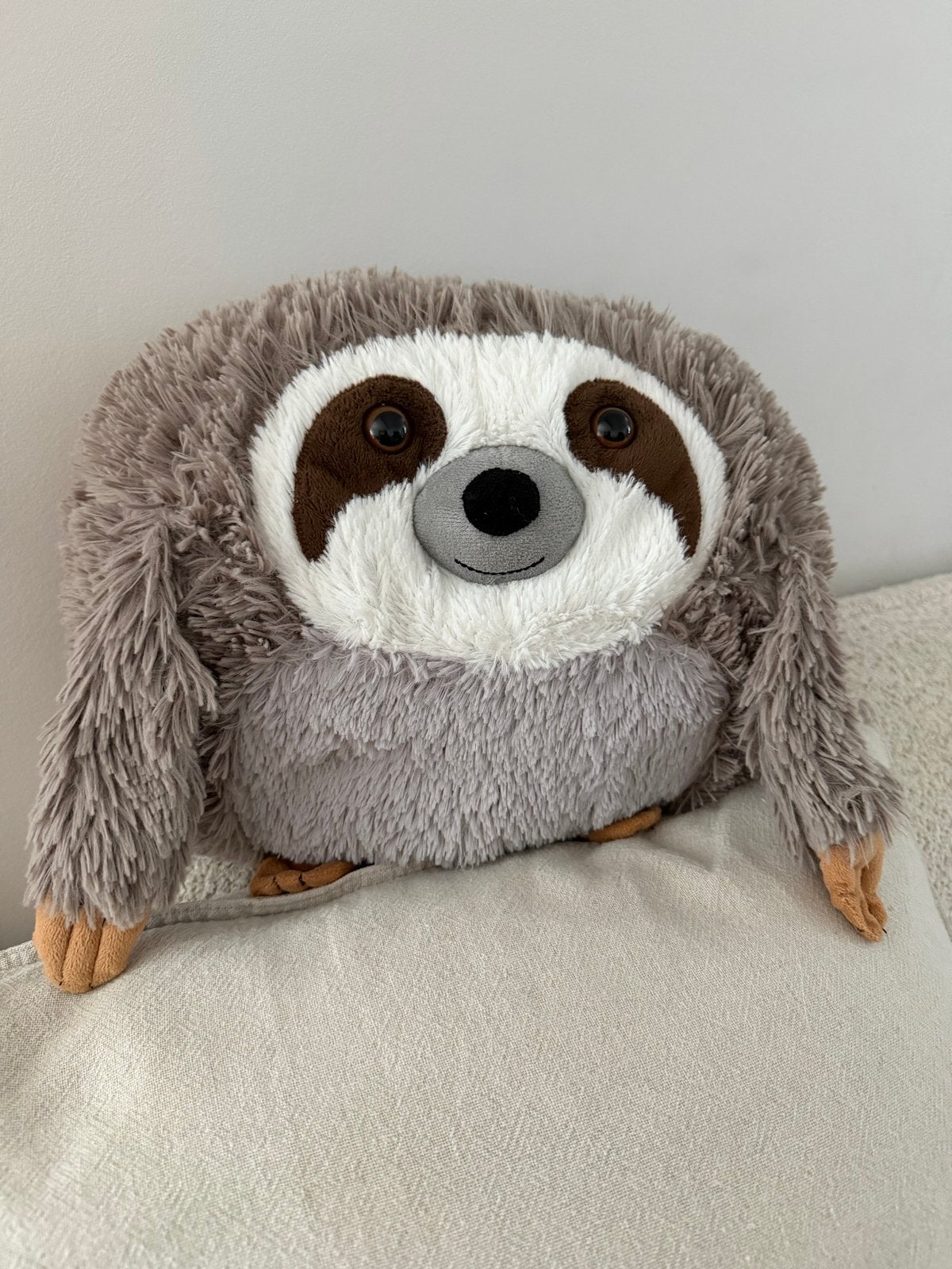 Noxxiez Luiaard Handwarmer Knuffel - Zo goed als nieuw, Overige merken, Overige karakters, Overige typen, Ophalen of Verzenden
